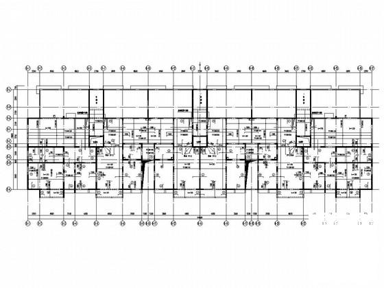 9层剪力墙结构住宅楼结构CAD施工图纸（筏形基础）(楼梯梯板配筋) - 3