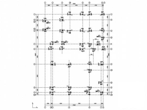 两层框架结构住宅楼结构CAD施工图纸（7度抗震）(梁平法配筋图) - 2