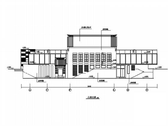 知名古代寺庙建筑CAD施工图纸(门窗大样) - 5