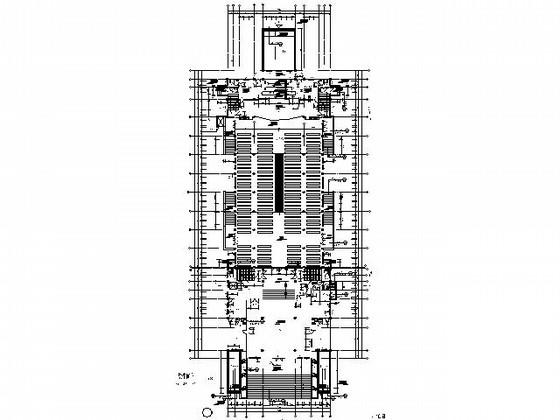 大型基督教堂建筑扩初图纸(平面图) - 3