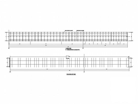 双层空间网架结构广场结构CAD施工图纸（6度抗震） - 3