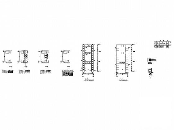 双层空间网架结构广场结构CAD施工图纸（6度抗震） - 4