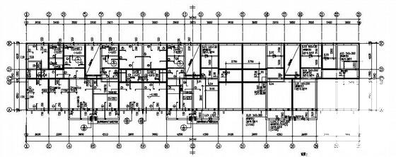 6层条形基础砖混住宅楼结构CAD施工图纸 - 2