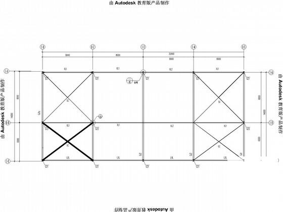 2层门式刚架售楼处结构CAD施工图纸（独立基础） - 1