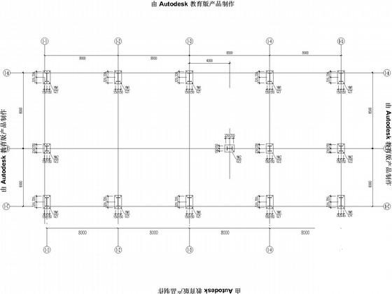 2层门式刚架售楼处结构CAD施工图纸（独立基础） - 2