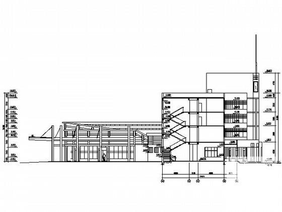 城市4层汽车客运站建筑方案设计图纸(办公室) - 2
