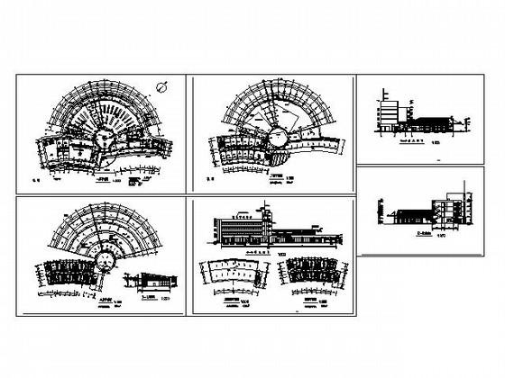 城市4层汽车客运站建筑方案设计图纸(办公室) - 4