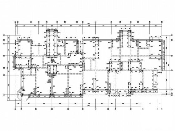 12层混凝土结构住宅楼结构CAD施工图纸（7度抗震）(梁平法配筋图) - 2