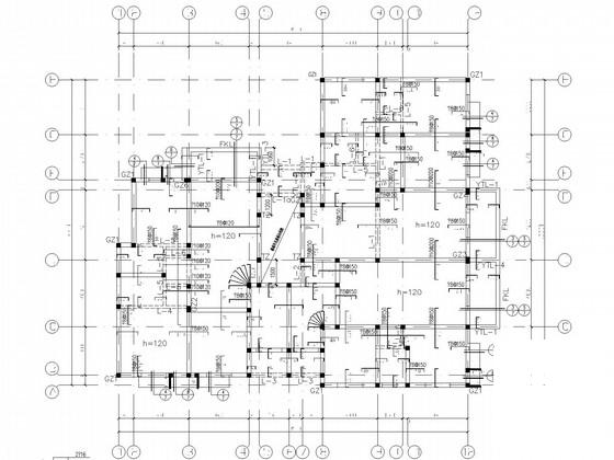 6度抗震7层砌体住宅楼结构CAD施工图纸(底层储藏室) - 3