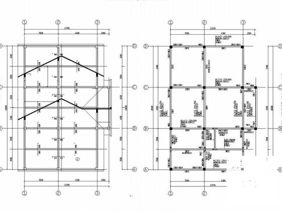 砌体结构敬老院办公楼、公寓、餐厅结构CAD施工图纸 - 4