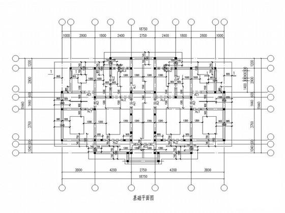 5层砌体结构多层住宅楼结构CAD施工图纸 - 1