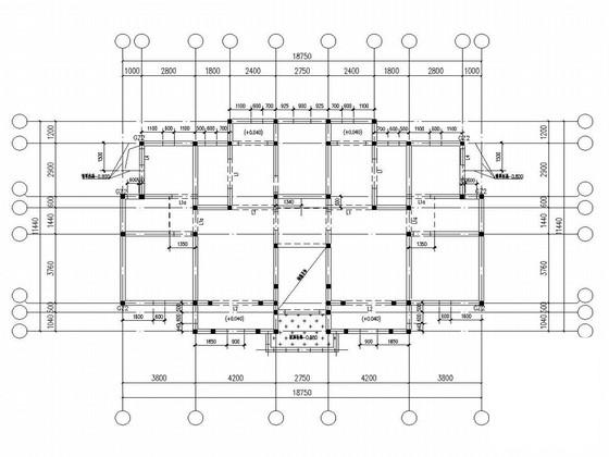 5层砌体结构多层住宅楼结构CAD施工图纸 - 2