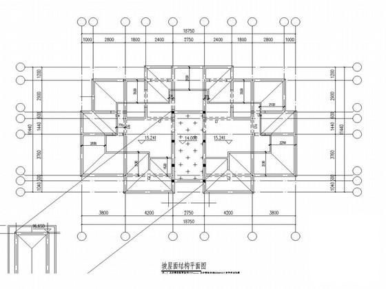 5层砌体结构多层住宅楼结构CAD施工图纸 - 3