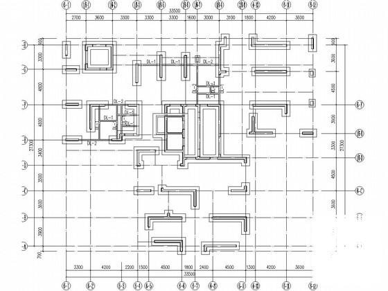 30层剪力墙结构住宅楼结构CAD施工图纸（条形基础） - 2