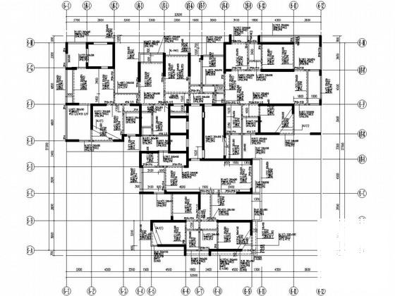 30层剪力墙结构住宅楼结构CAD施工图纸（条形基础） - 4
