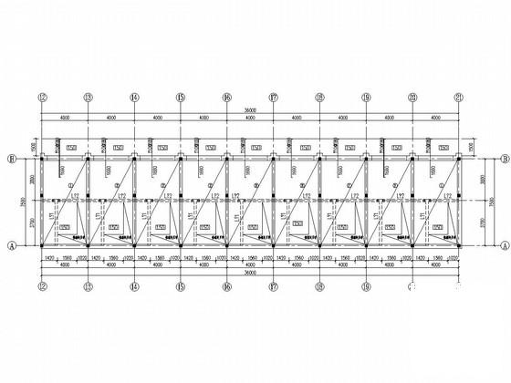 3层砖混结构住宅楼结构CAD施工图纸（条形基础） - 1