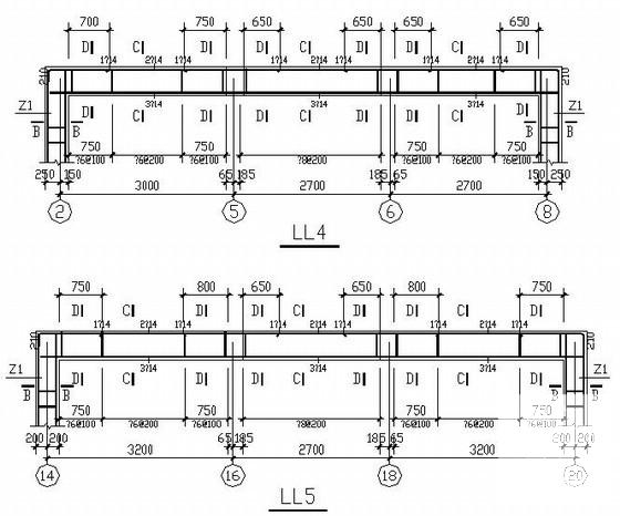 7层砖混回迁安置工程住宅楼结构CAD施工图纸 - 3