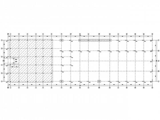 4S汽车营销店改扩建结构CAD施工图纸（6度抗震）(平面布置图) - 3
