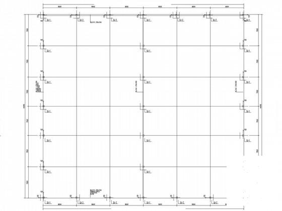 2X24米跨单层门式刚架厂房结构CAD施工图纸（独立基础）(水平支撑) - 2