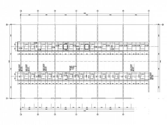料仓及搅拌楼框架结构CAD施工图纸(建施) - 1