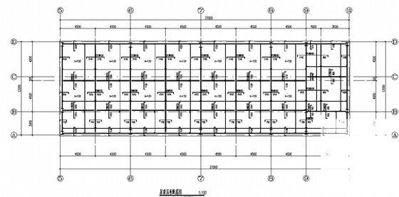 钢结构交易市场厂房结构CAD施工图纸（7度抗震）(室外钢楼梯) - 2