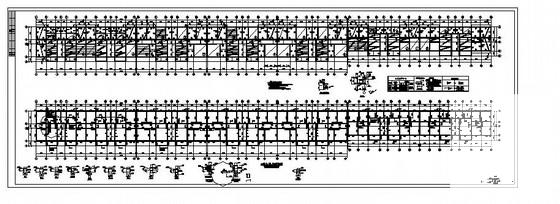 6层砌体结构住宅楼结构CAD施工图纸（条形基础6度抗震） - 3