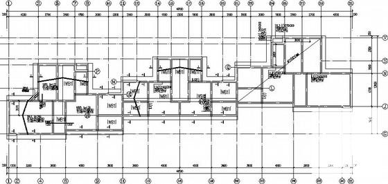 带地下室加阁楼砖混住宅结构CAD施工图纸（条形基础） - 2