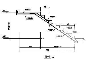 6层砖混医院宿舍楼结构CAD施工图纸（条形基础）(平面布置图) - 3