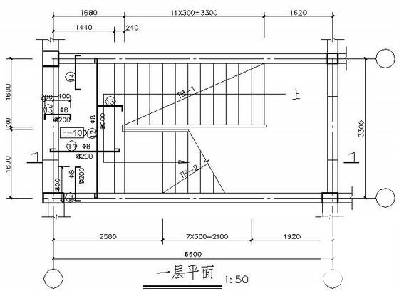 5层砌体办公楼结构CAD施工图纸（8度抗震） - 2