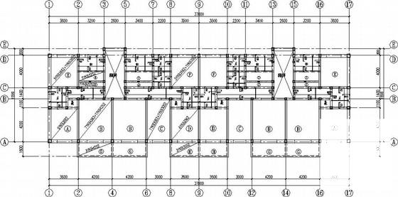 带地下室砌体住宅结构CAD施工图纸（条形基础） - 1