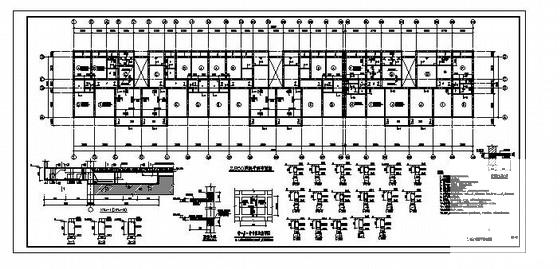 6层砌体结构住宅楼结构CAD施工图纸（6度抗震） - 2