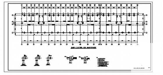 6层砌体结构住宅楼结构CAD施工图纸（6度抗震） - 3