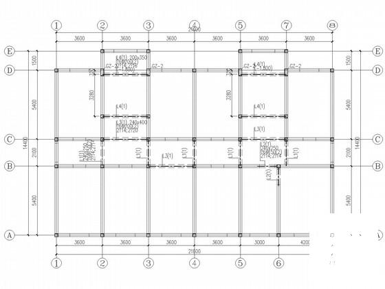 4层砌体中学学生宿舍楼结构CAD施工图纸（条形基础）(水池配筋图) - 3