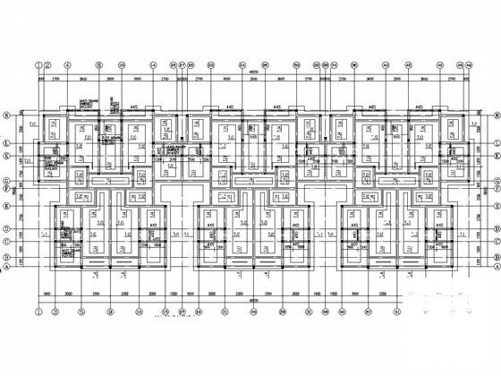 7层砖混结构安居工程住宅楼结构CAD施工图纸（建施） - 1