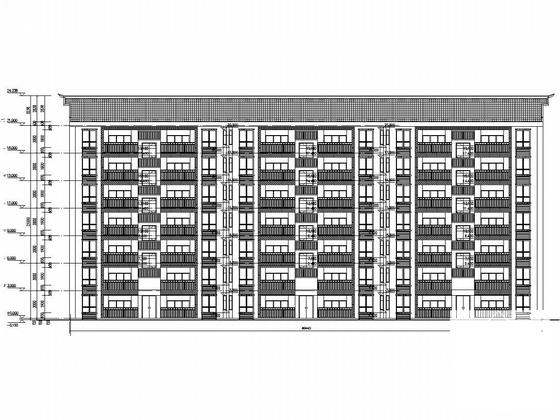 7层砖混结构安居工程住宅楼结构CAD施工图纸（建施） - 5