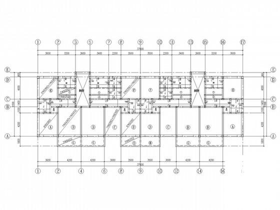 带地下室砌体住宅结构CAD施工图纸（条形基础） - 2