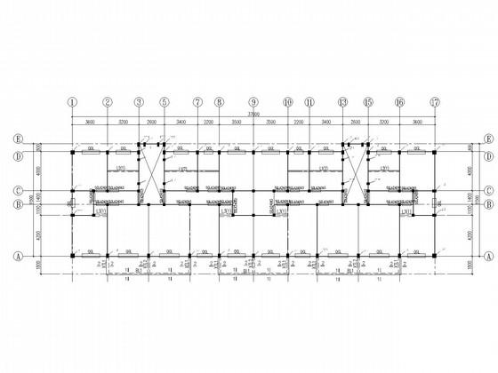 带地下室砌体住宅结构CAD施工图纸（条形基础） - 3