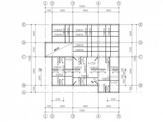 6度抗震私人别墅框混结构CAD施工图纸(建施) - 3