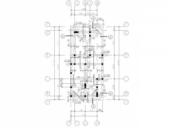7层砌体房屋结构CAD施工图纸(带PKPM模型) - 5