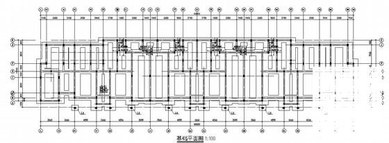 砌体结构住宅楼结构CAD施工图纸（6层条形基础） - 3
