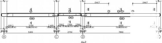 3层框剪结构少年宫建筑结构CAD施工图纸 - 3