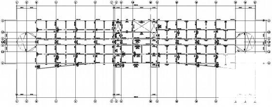 6层框架综合楼结构CAD施工图纸(现浇钢筋混凝土) - 1