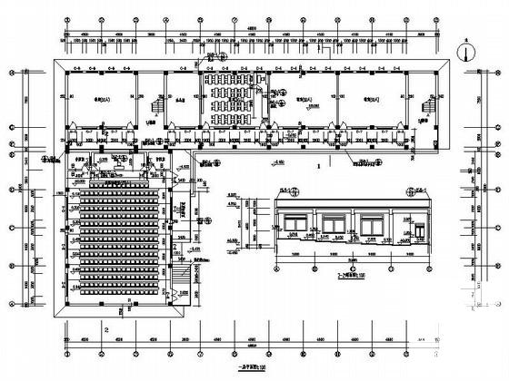 中学3层教学楼建筑扩初CAD图纸 - 3