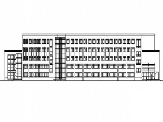 5层教学楼建筑施工CAD图纸 - 1