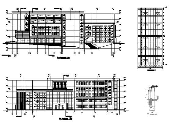 5层教学楼建筑施工CAD图纸 - 4