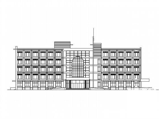 5层专科医院建筑扩初CAD图纸 - 1