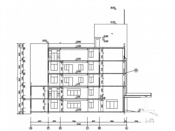 5层专科医院建筑扩初CAD图纸 - 2