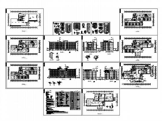 5层专科医院建筑扩初CAD图纸 - 5