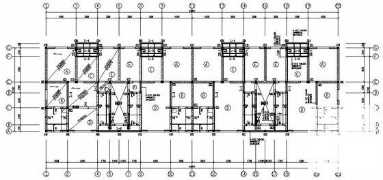 搬迁小区7层砖混结构房屋结构CAD施工图纸 - 2