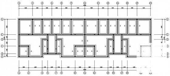 搬迁小区7层砖混结构房屋结构CAD施工图纸 - 3
